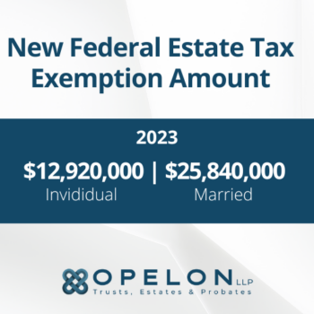 2023 Federal Estate Tax Exemption Amount