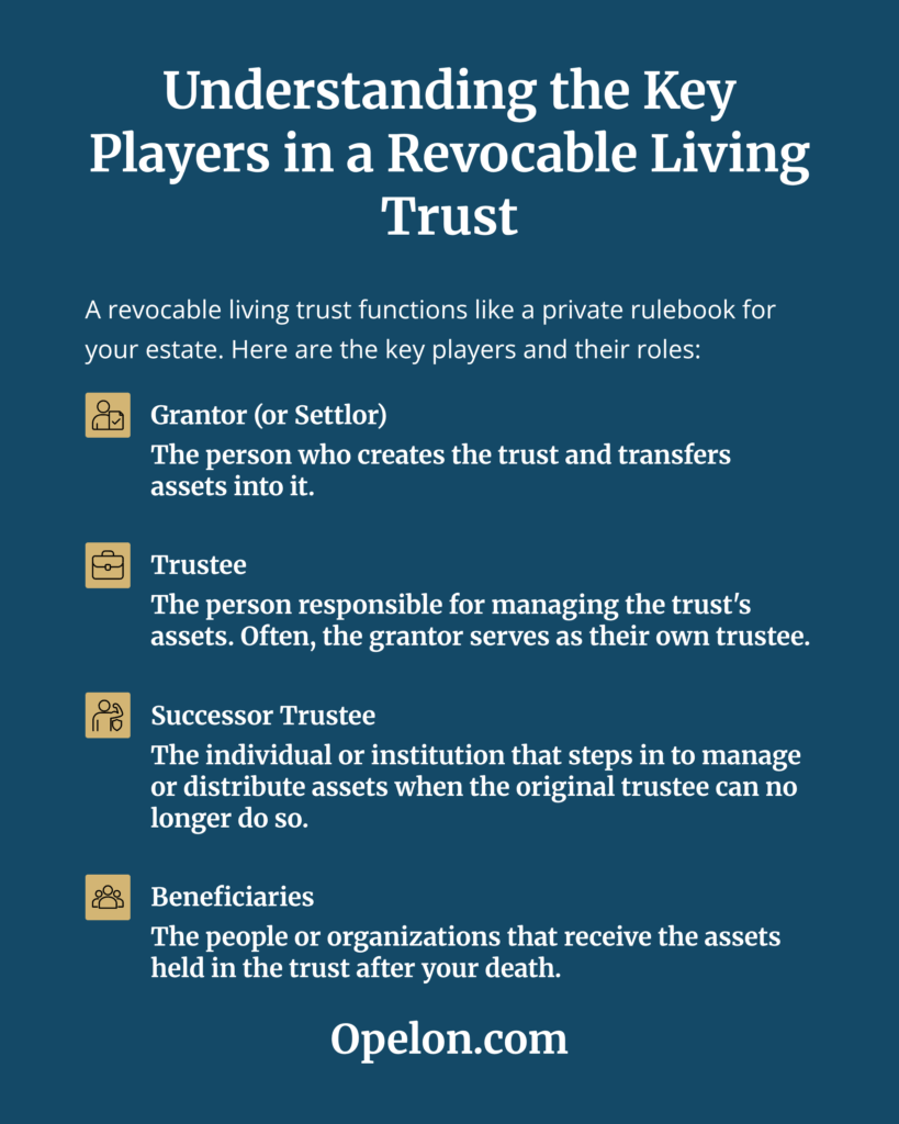 Understanding the Key Players in a Revocable Living Trust Chart