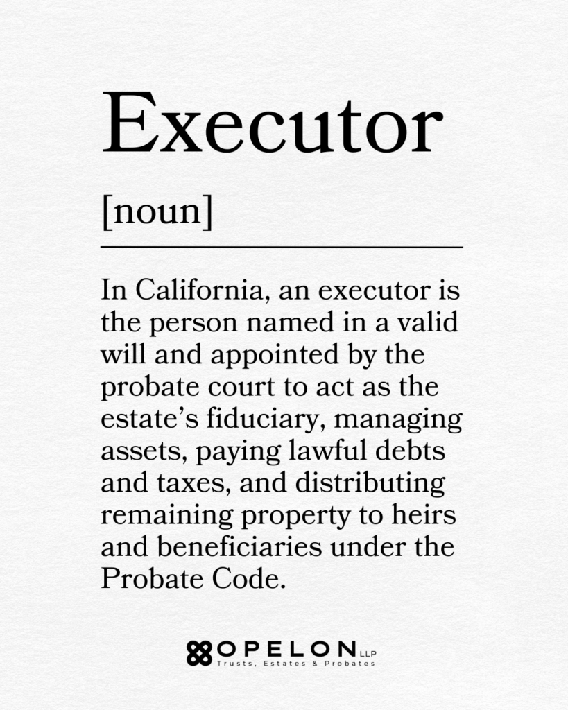 Definition of Executor- what is an executor
