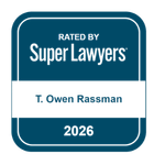 Superlawyers award badge Owen Rassman